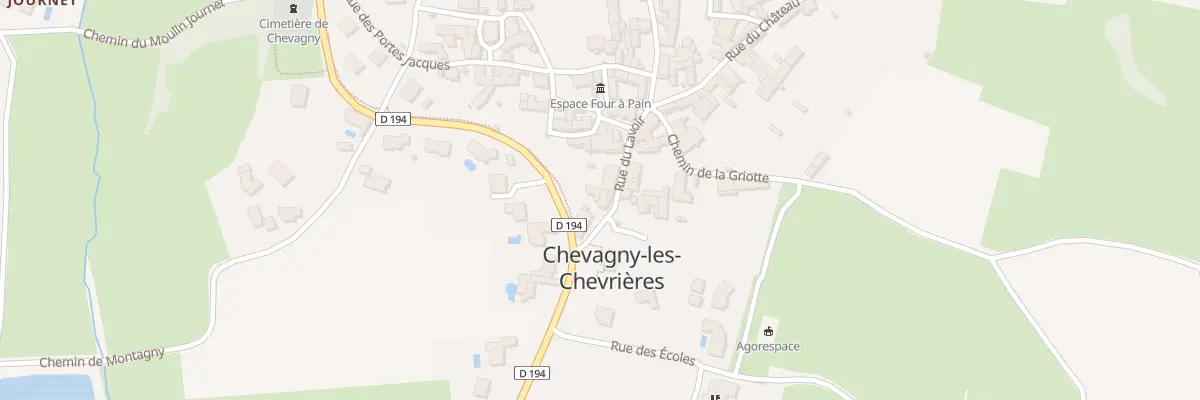 Plan du 53 Rue du Lavoir à Chevagny-les-Chevrières