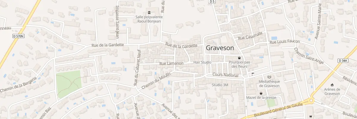 Plan du 7 Rue du Lavoir à Graveson