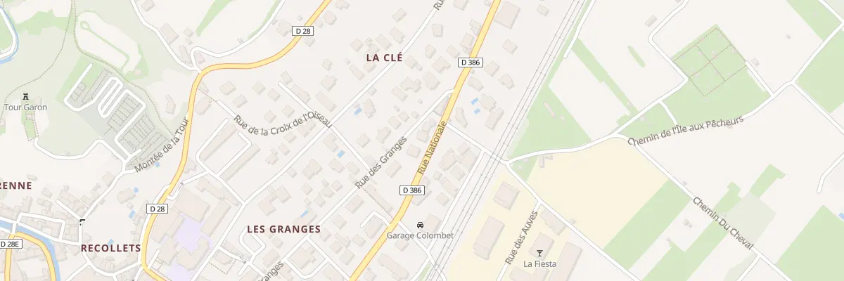 Plan du 3 Rue des Granges à Condrieu