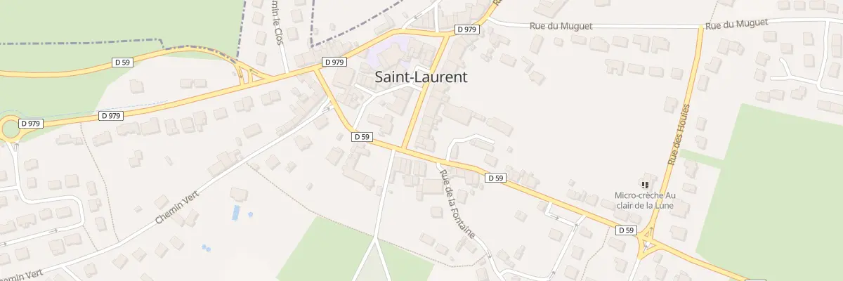 Plan du 2 Rue des Tilleuls à Saint-Laurent