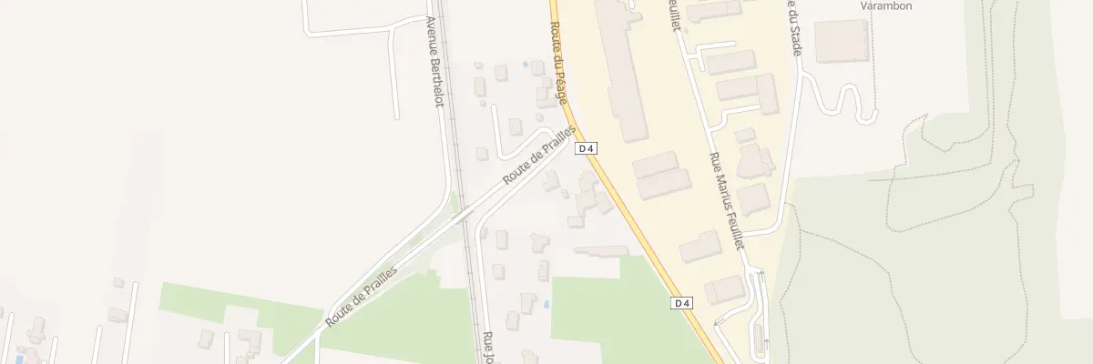 Plan du 5412 Rue Joseph Perret à Saint-Clair-du-Rhône