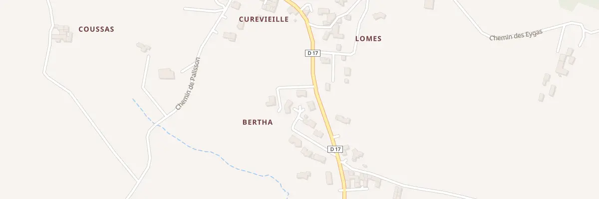 Plan du 125 Imp de la Bertha à Sécheras