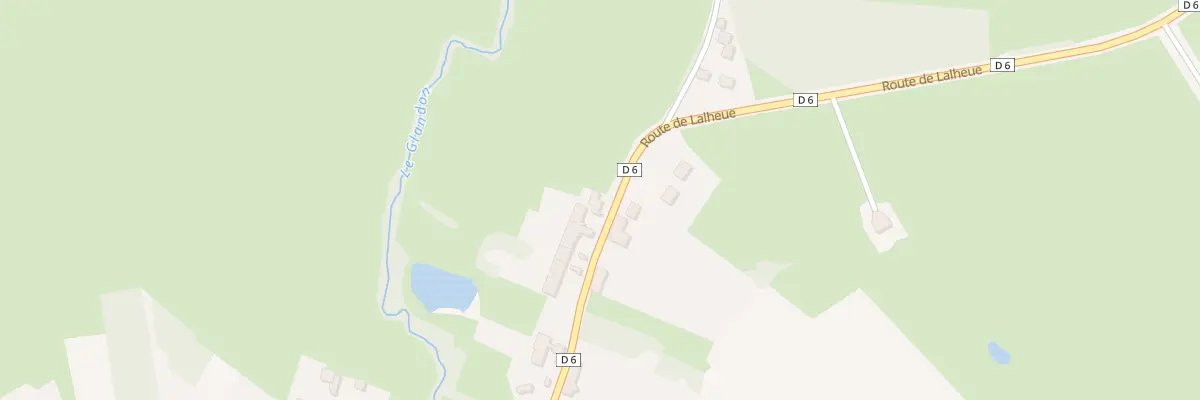 Plan du 21 Rte de Lalheue à La Chapelle-de-Bragny