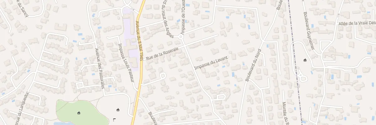 Plan du 31B Rue de l’Ouest aux Angles