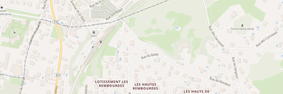 Plan du 9013 Che du Balay à Saint-Clair-du-Rhône