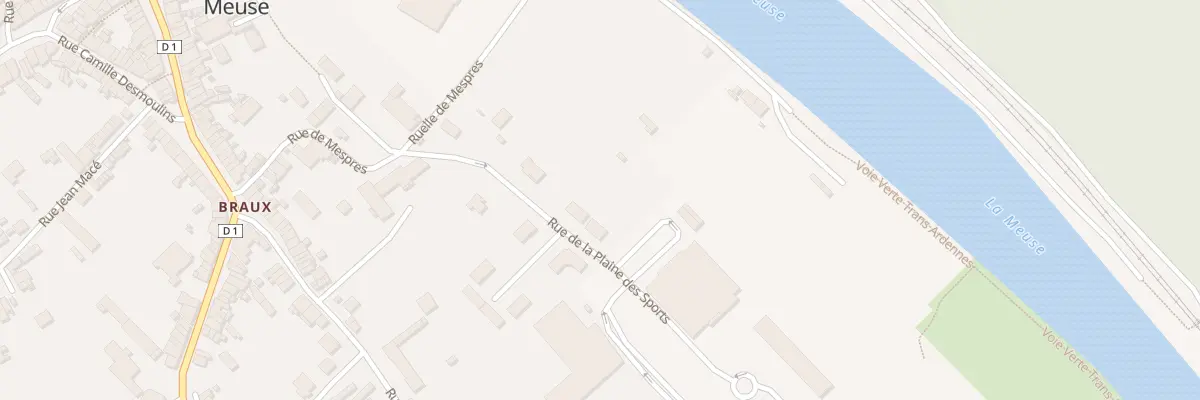 Plan du 7 Rue de la Plaine des Sports à Bogny-sur-Meuse