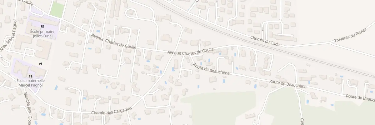Plan du 656 Av Charles de Gaulle à Piolenc