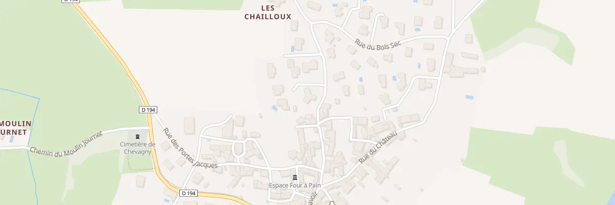 Plan du 151 Rue de Fontenailles à Chevagny-les-Chevrières