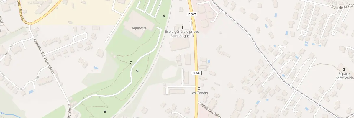Plan du 14 Av du Chater à Francheville