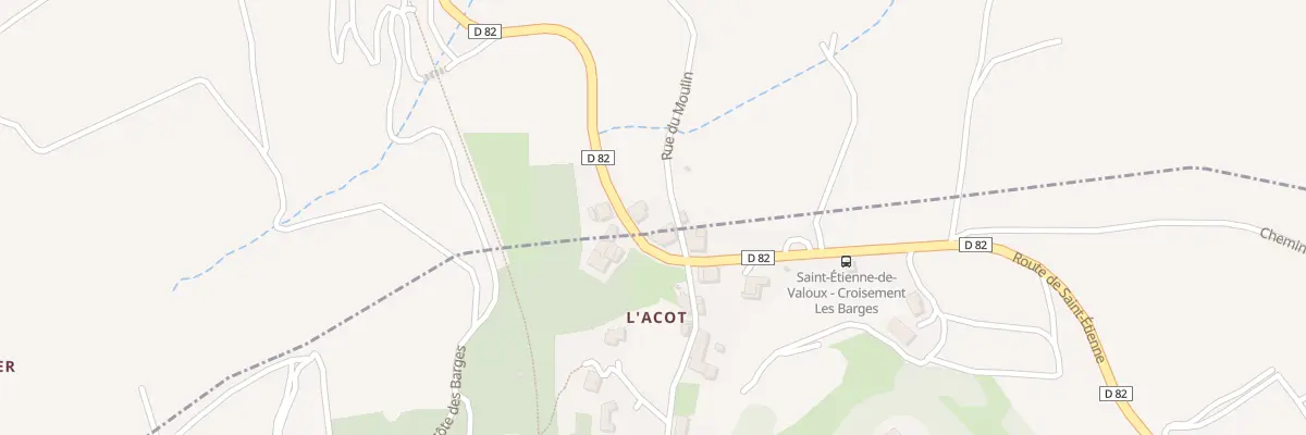 Plan du 5048 Les Barges à Saint-Désirat
