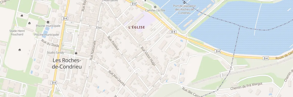 Plan du 47 Rue Victor Hugo aux Roches-de-Condrieu