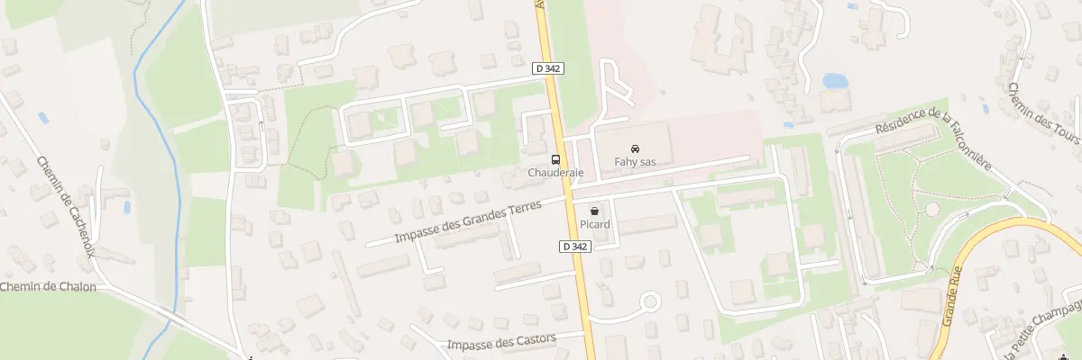 Plan du 44 Av du Chater à Francheville