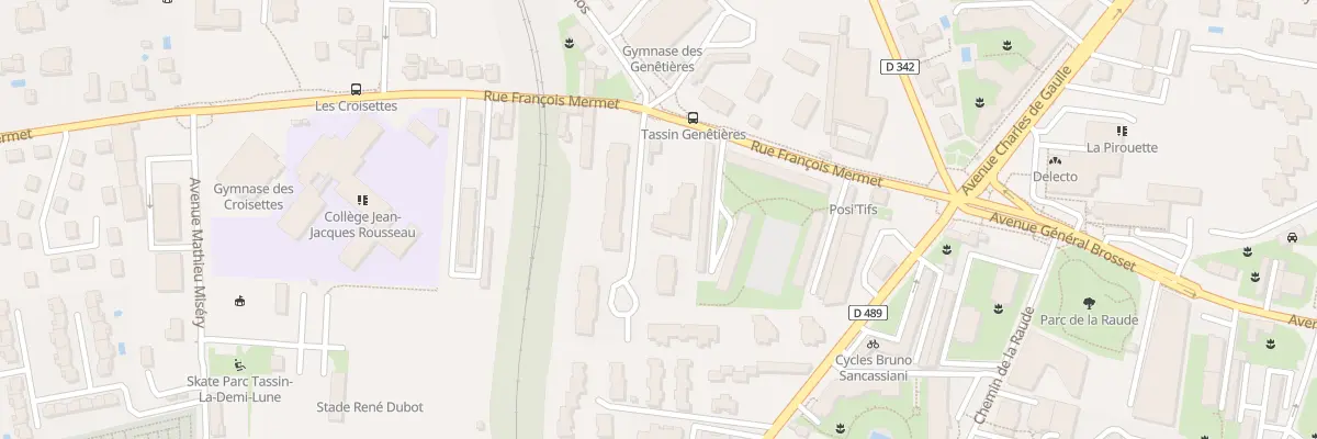 Plan du 9 Rue François Mermet à Tassin-la-Demi-Lune