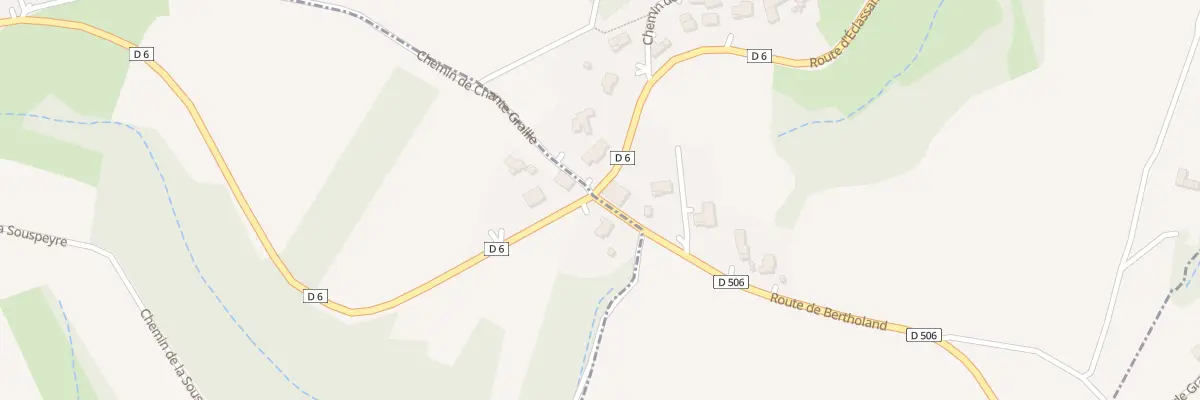 Plan du 2240 Rte de Bertholand à Ozon