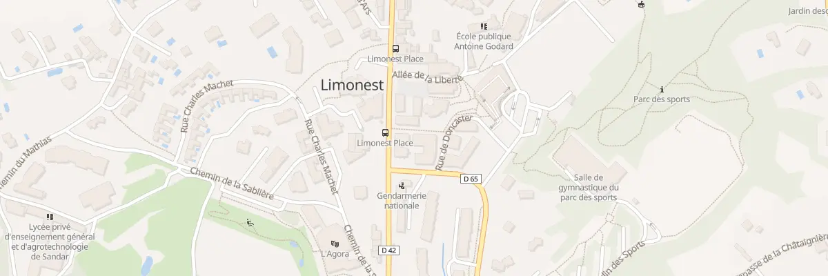 Plan du 1 Rue de Doncaster à Limonest