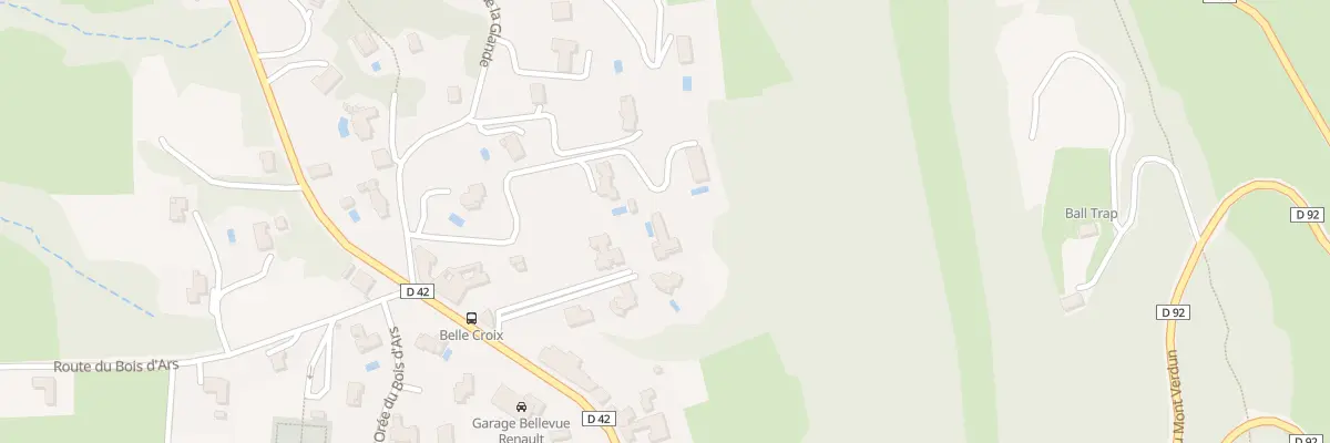 Plan du 450 Rte de Bellevue à Limonest