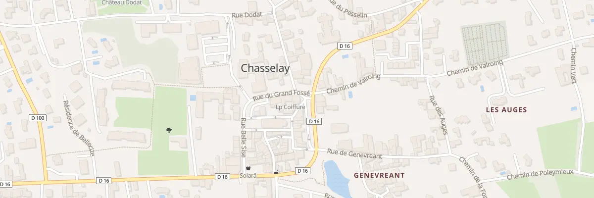 Plan du 8 Rue du Promenoir à Chasselay