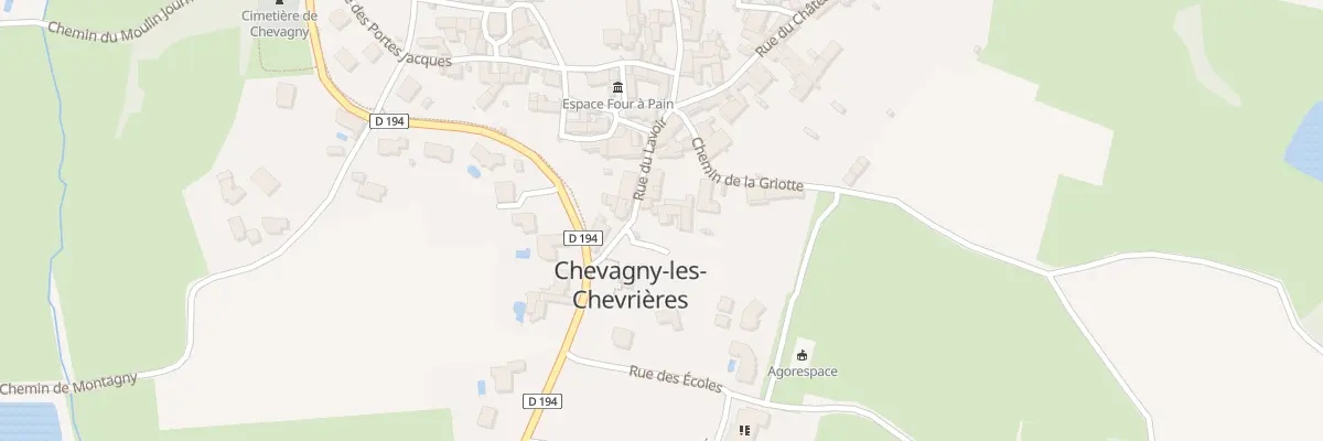 Plan du 36 Rue du Lavoir à Chevagny-les-Chevrières