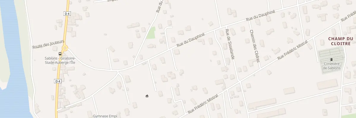 Plan du 35 Rue du Dauphiné à Sablons