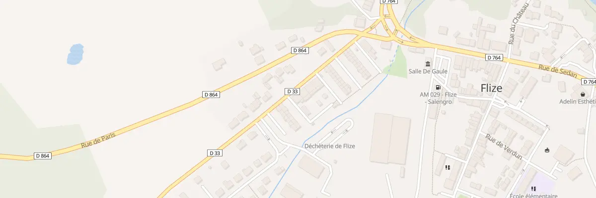 Plan du 4 Cite de l’Aisne à Flize