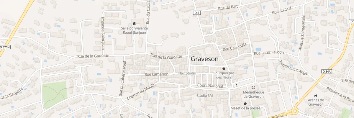 Plan du 7 Rue Lagardette à Graveson