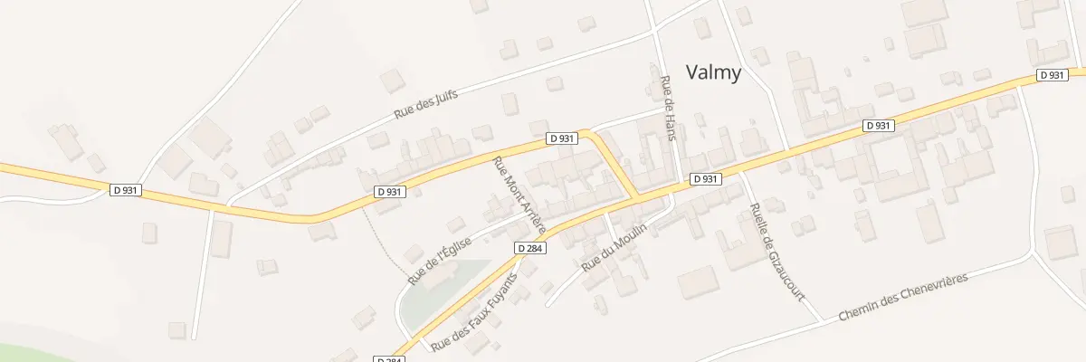Plan du 7 Rue Kellermann à Valmy