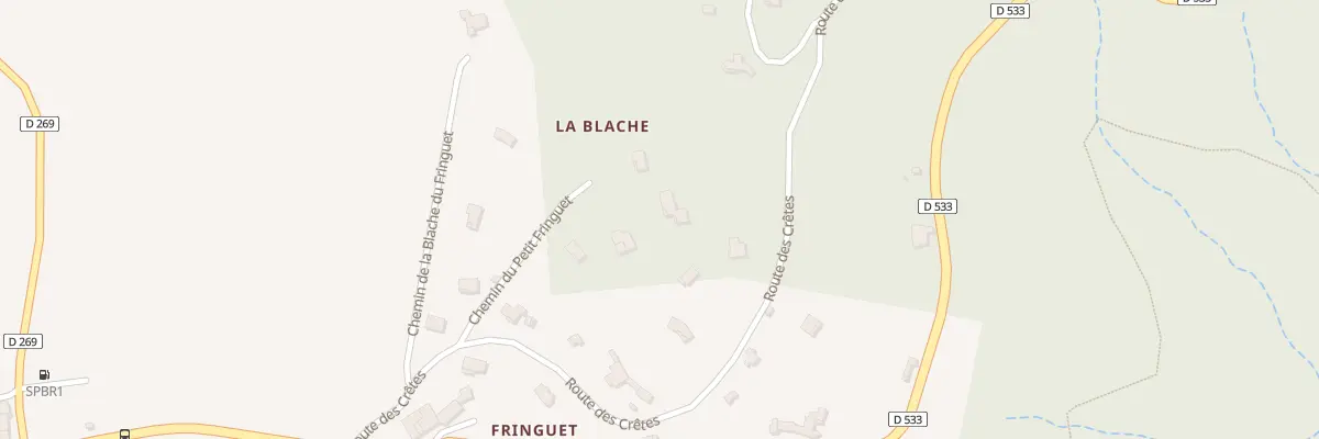Plan du 150 Che du Petit Fringuet à Champis