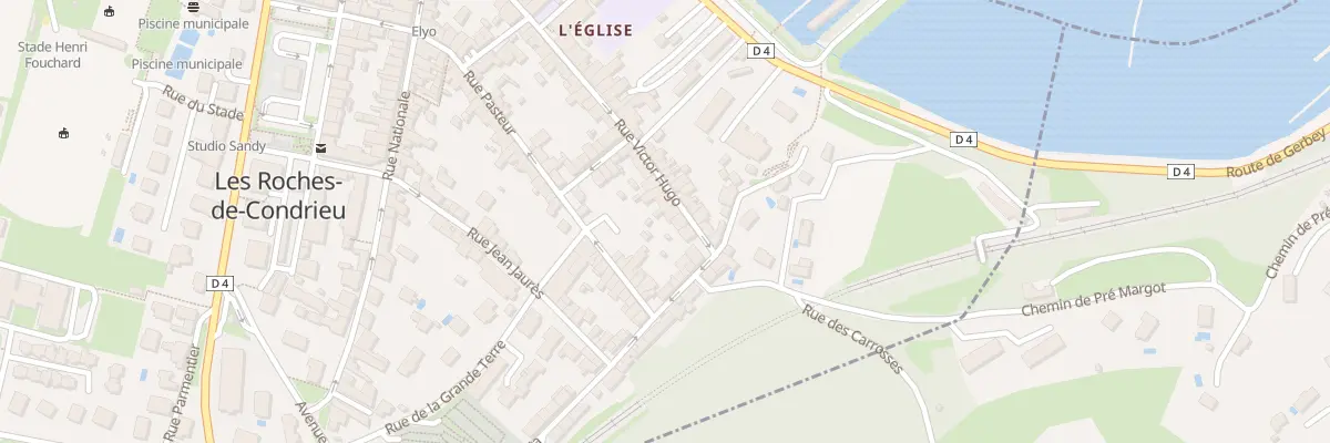 Plan du 58 Rue Victor Hugo aux Roches-de-Condrieu