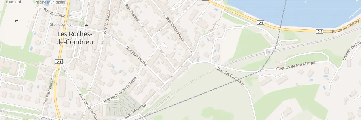 Plan du 8 Rue Gambetta aux Roches-de-Condrieu