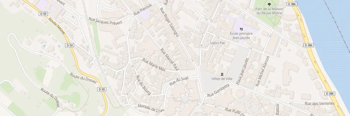 Plan du 6 Rue Marcel Paul à Givors