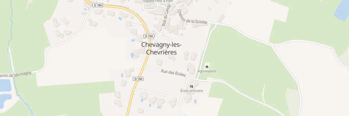 Plan du 57 Rue des Ecoles à Chevagny-les-Chevrières