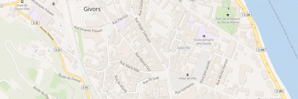 Plan du 15 Rue Roger Salengro à Givors