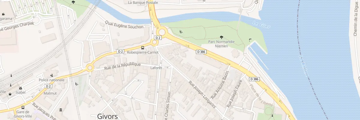 Plan du 34 Rue Joseph Longarini à Givors