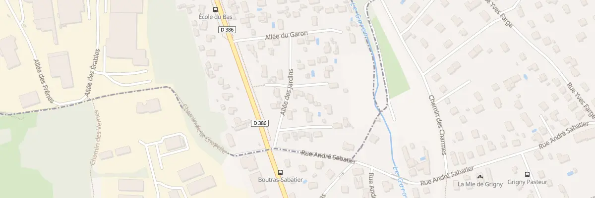 Plan du 2 Imp des Tilleuls à Montagny