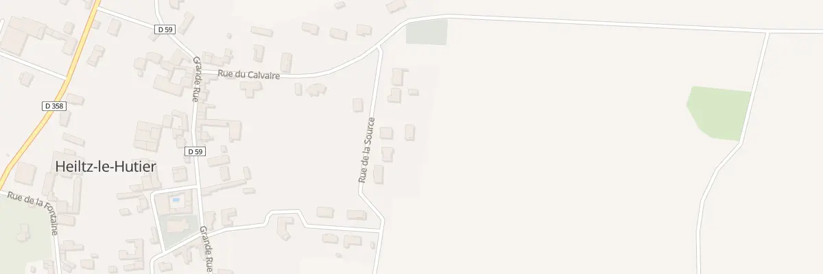 Plan du 10 Rue de la Source à Heiltz-le-Hutier