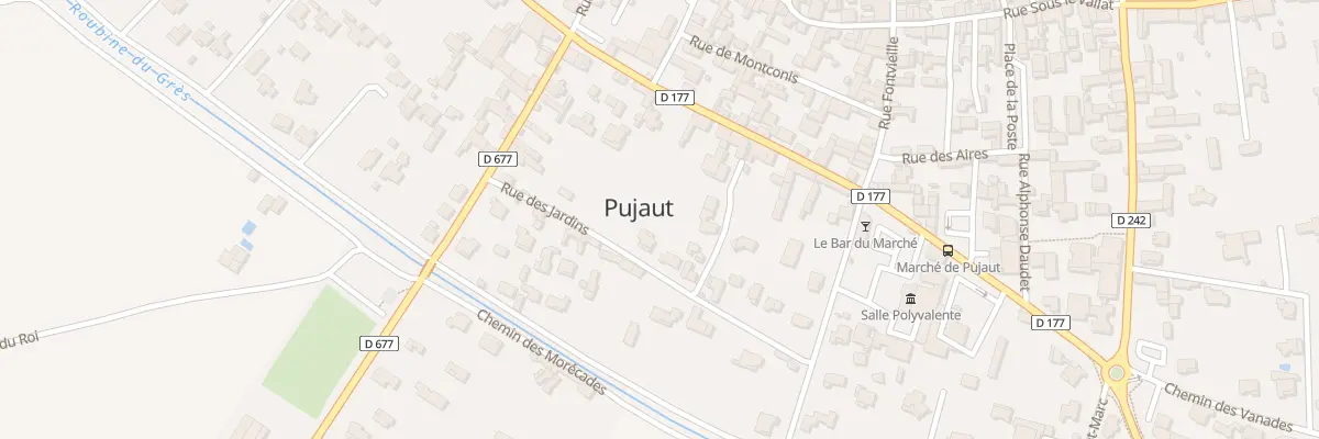 Plan du 19A Rue des Jardins à Pujaut