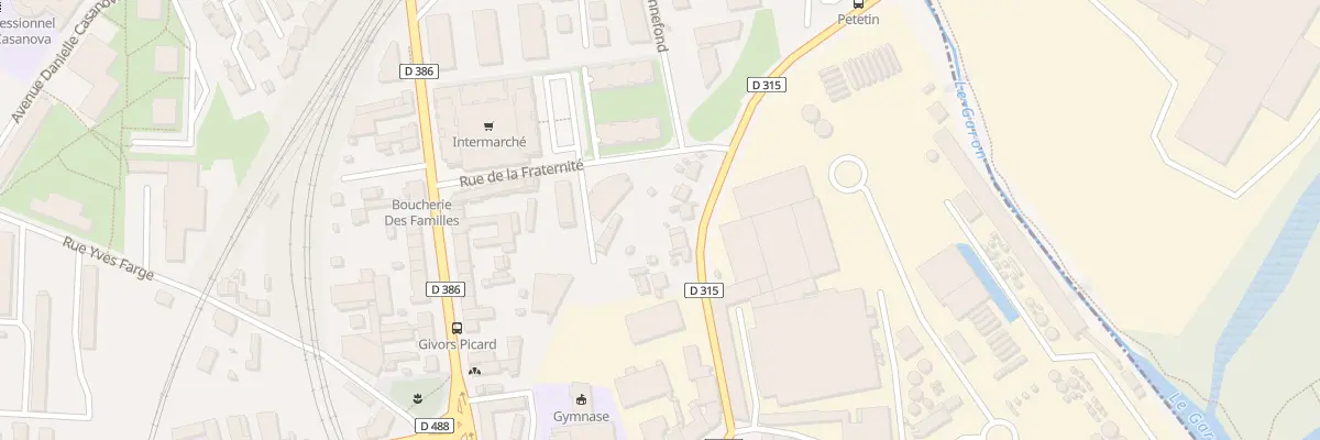 Plan du 37 Rue Honoré Pététin à Givors