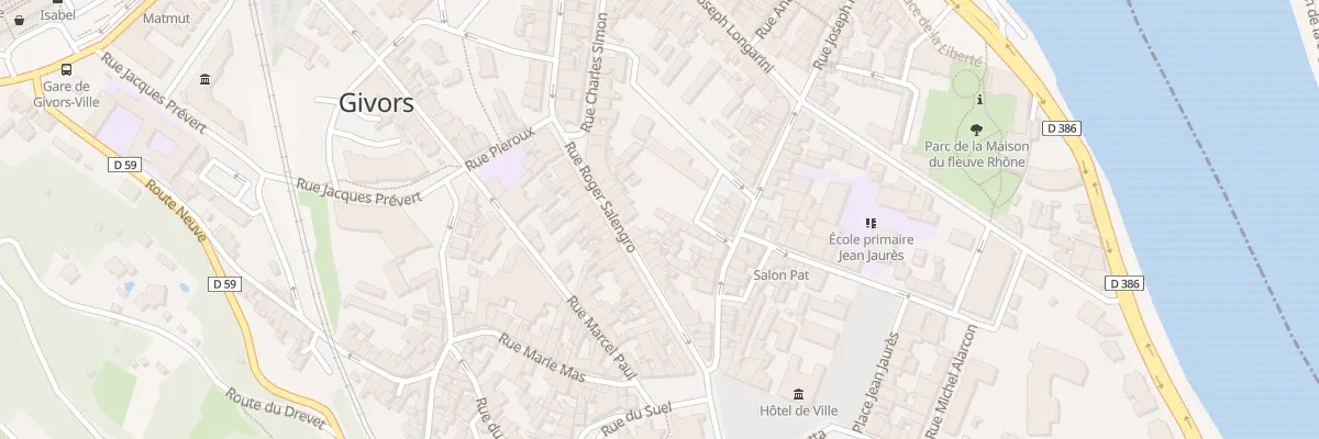 Plan du 26 Rue Roger Salengro à Givors