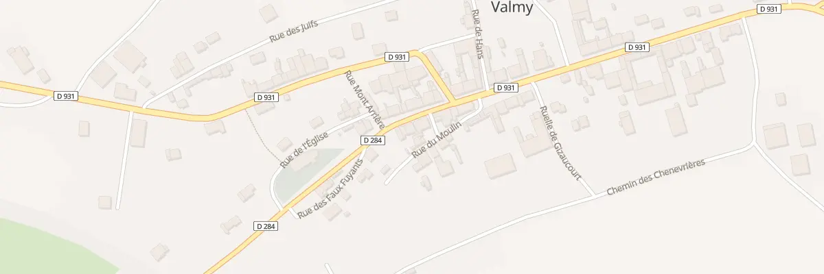 Plan du 6 Rue Kellermann à Valmy