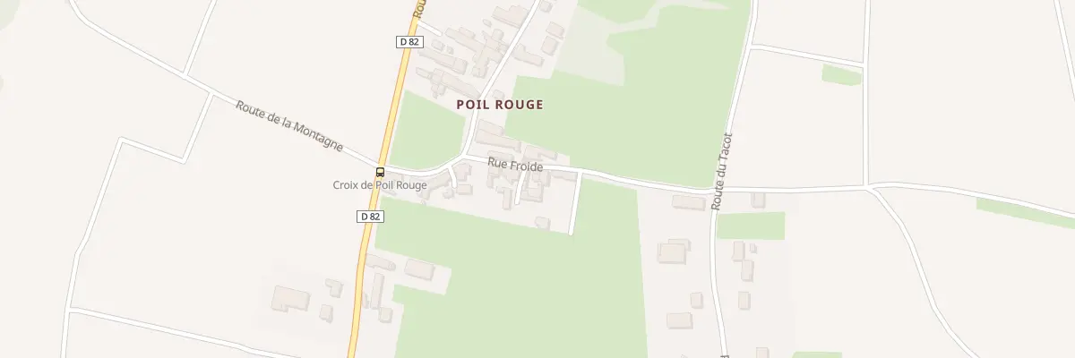 Plan du 5627F Poil Rouge à Saint-Gengoux-de-Scissé