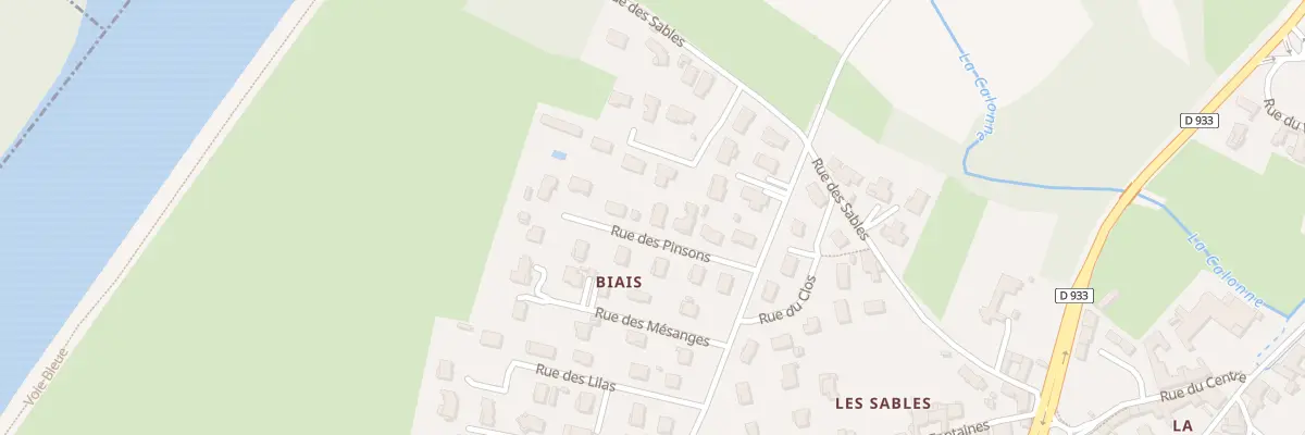 Plan du 5417 Rue des Pinsons à Guéreins