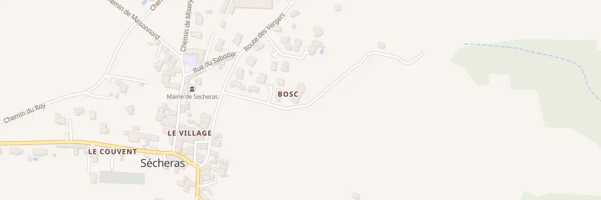 Plan du 5268 Bosc à Sécheras