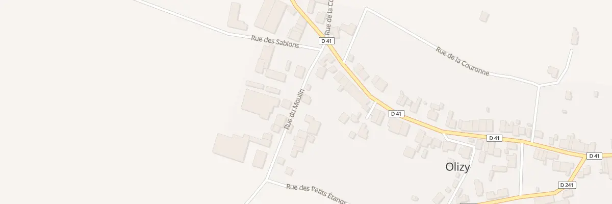 Plan du 5 Rue du Moulin à Olizy-Primat