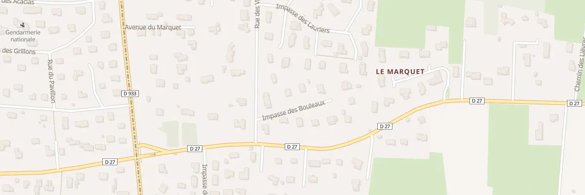 Plan du 5195 Au Marquet à Francheleins