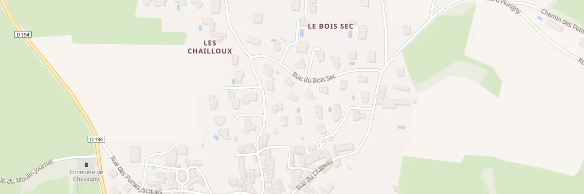 Plan du 137 Rue du Bois Sec à Chevagny-les-Chevrières