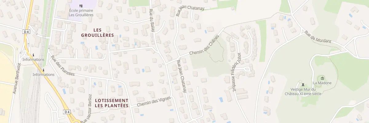 Plan du 450 Rue Jean Chatanay à Saint-Clair-du-Rhône