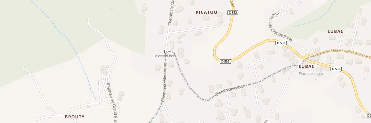 Plan du 400 Che de Lubac à Lemps