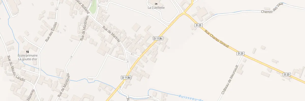Plan du 9 Rue de Mazeray à Meursault