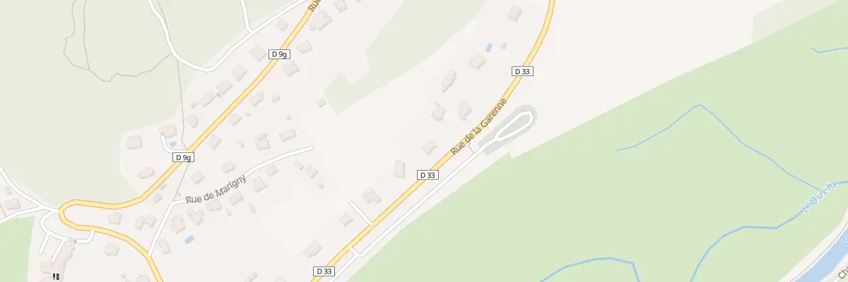 Plan du 345 Rue de la Garenne à Gissey-sur-Ouche
