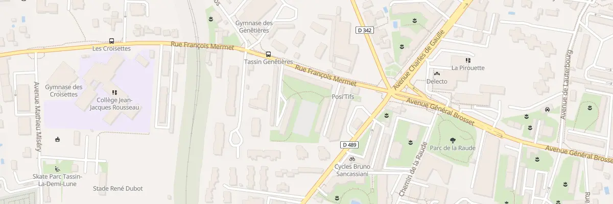 Plan du 5 Rue François Mermet à Tassin-la-Demi-Lune
